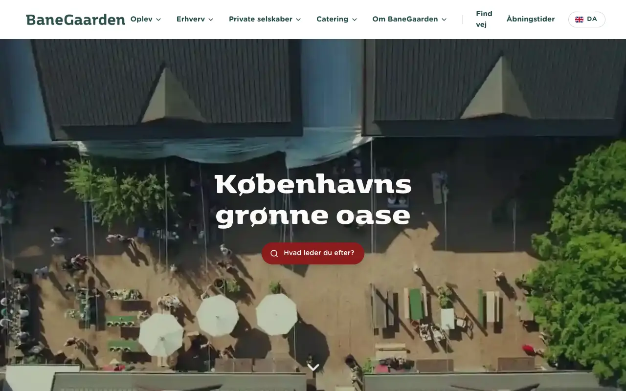 Forsiden af banegaarden.com
